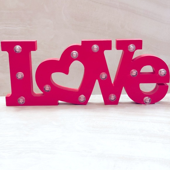 Other - LOVE LED SIGN  NWOT